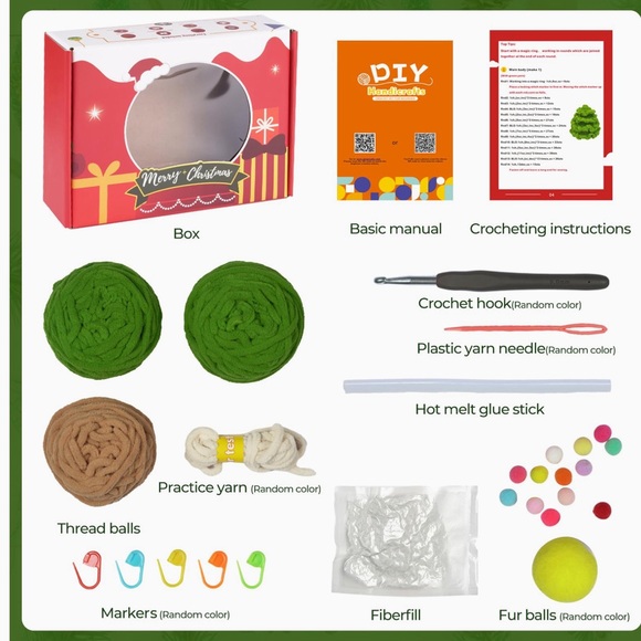 NEW Christmas crochet craft gift set - Picture 4 of 4